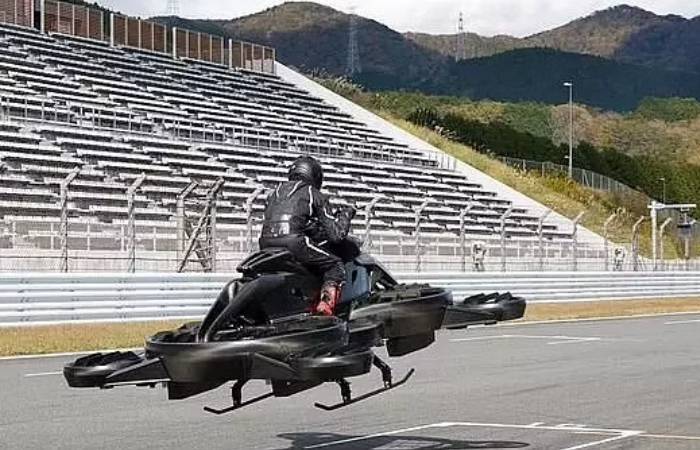 The Japanese company’s flying bike will be ready for purchase in the market next year