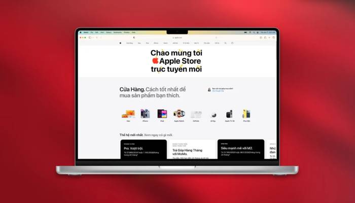 Apple online store in Vietnam