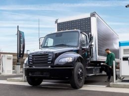 electric trucks stops Michigan